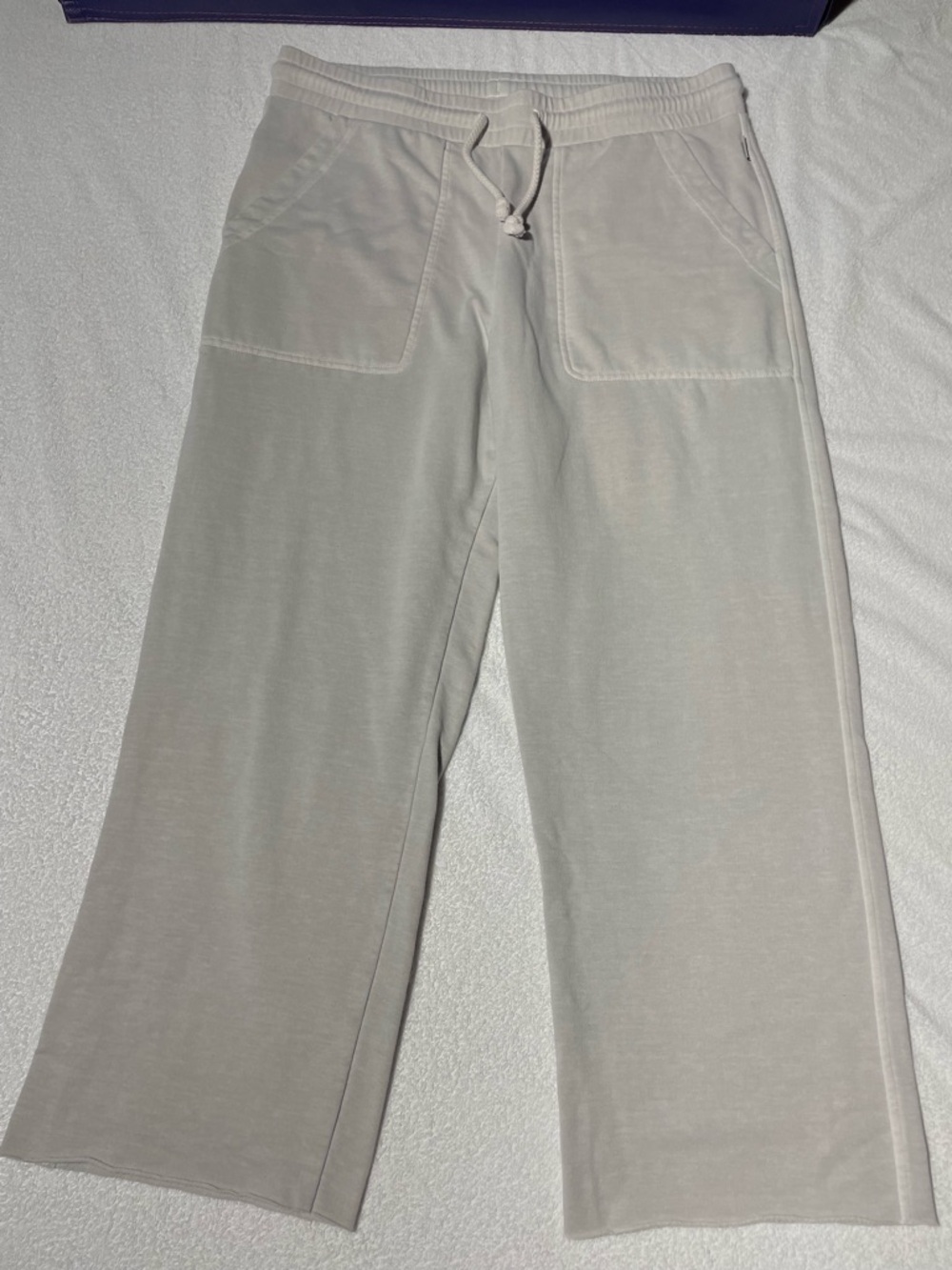 Bauer Women's Wide-Leg Drawstring Pants in Light Beige